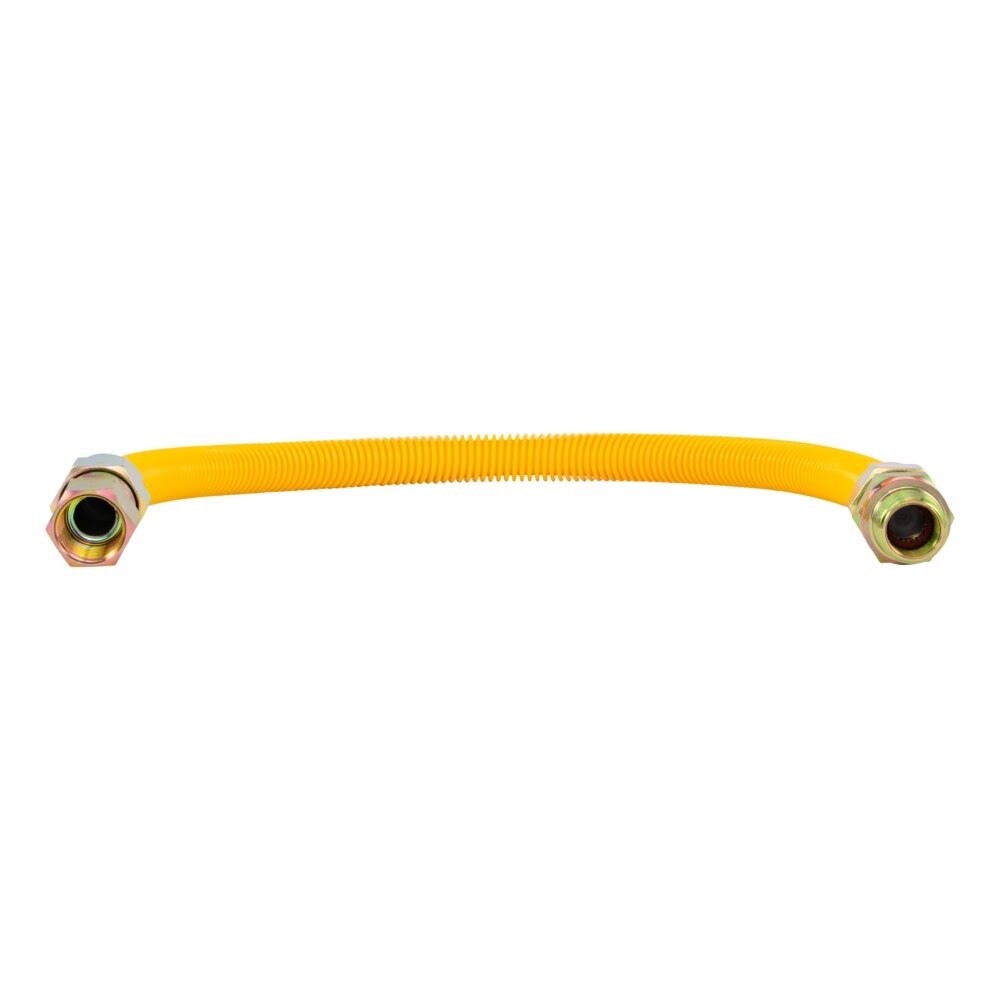 Eastman 30YE51V024B 24 in. Stainless Steel Gas Connector with ArmorBoost EFV 1/2 in. FIP x 1/2 in. MIP - 3