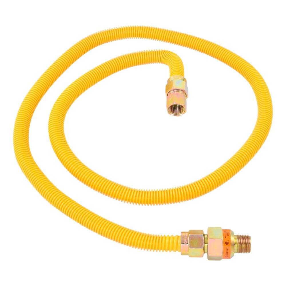 Eastman 30YE51V060B 5/8 in OD x 60 in ArmorBoost EFV Gas Connector 1/2 in FIP x 1/2 in MIP