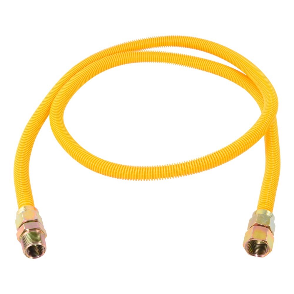 Eastman 30YE555472B 5/8 in OD x 72 in Stainless Steel Gas Connector with 3/4 in FIP x 3/4 in MIP - 2