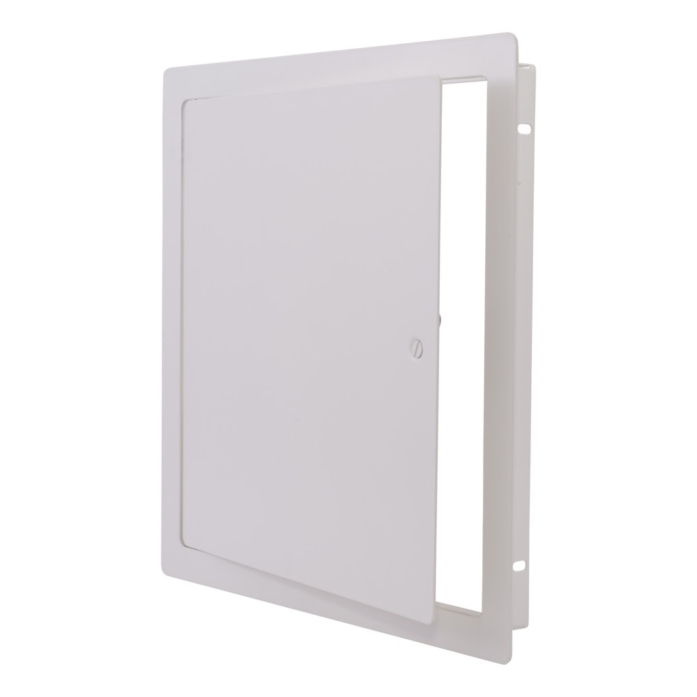 Eastman 34066 14 in. x 14 in. White 16 Gauge Metal Plumbing Access Panel
