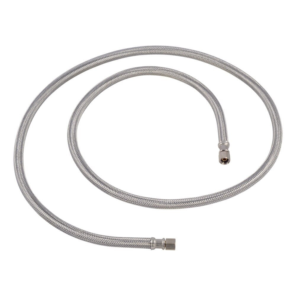 Eastman 41033 5 ft Braided Stainless Steel Icemaker Connector with 1/4 in Compression Ends - 3
