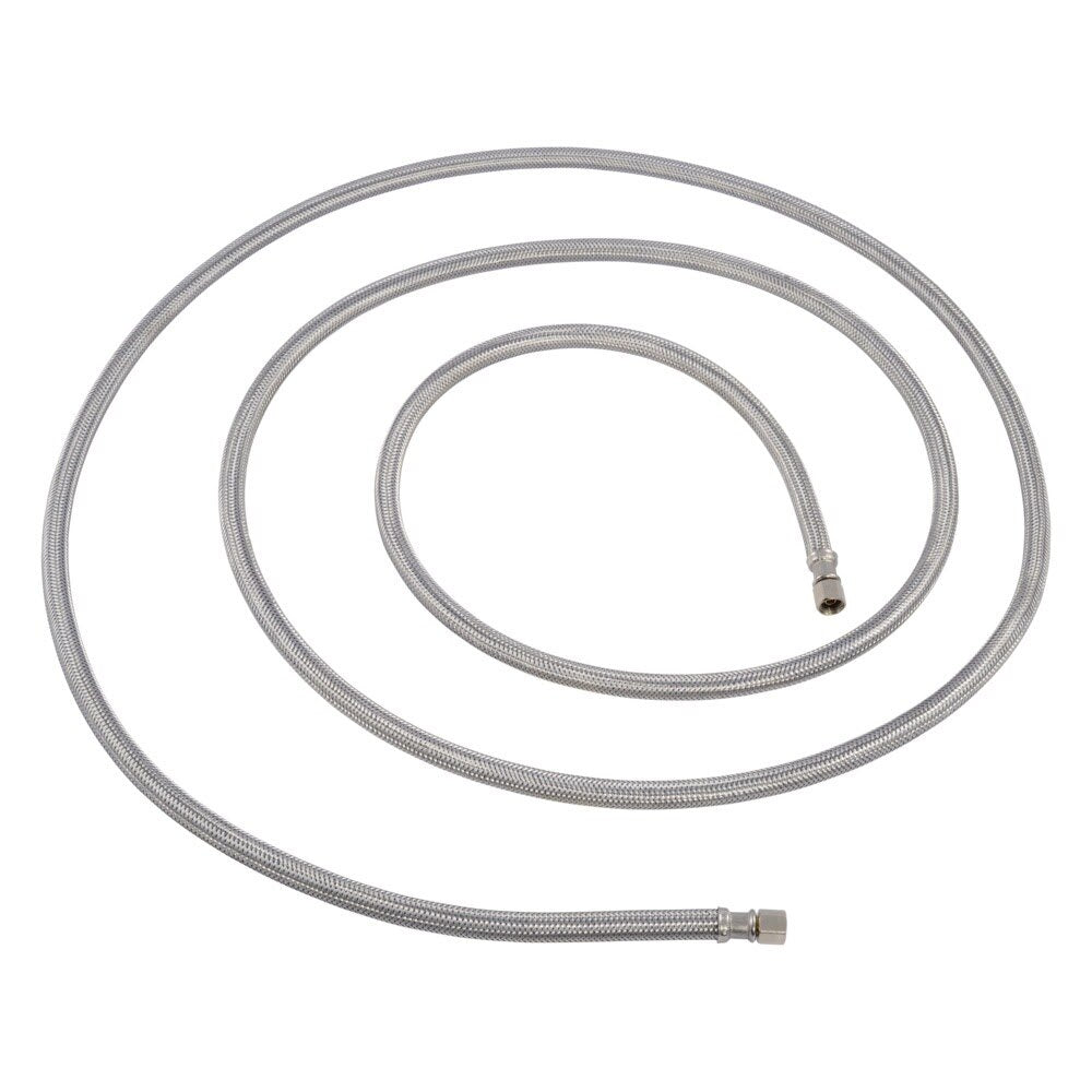Eastman 41036 10 ft Braided Stainless Steel Icemaker Connector 1/4 in x 1/4 in Compression - 3