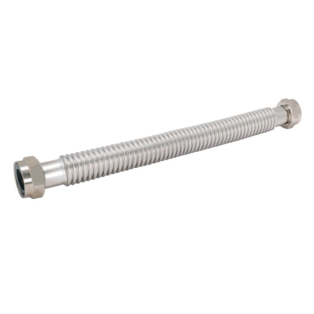 Eastman 432118 18 in Stainless Steel Water Heater Connector with 1-1/4 in FIP x 1-1/4 in FIP Ends - 3