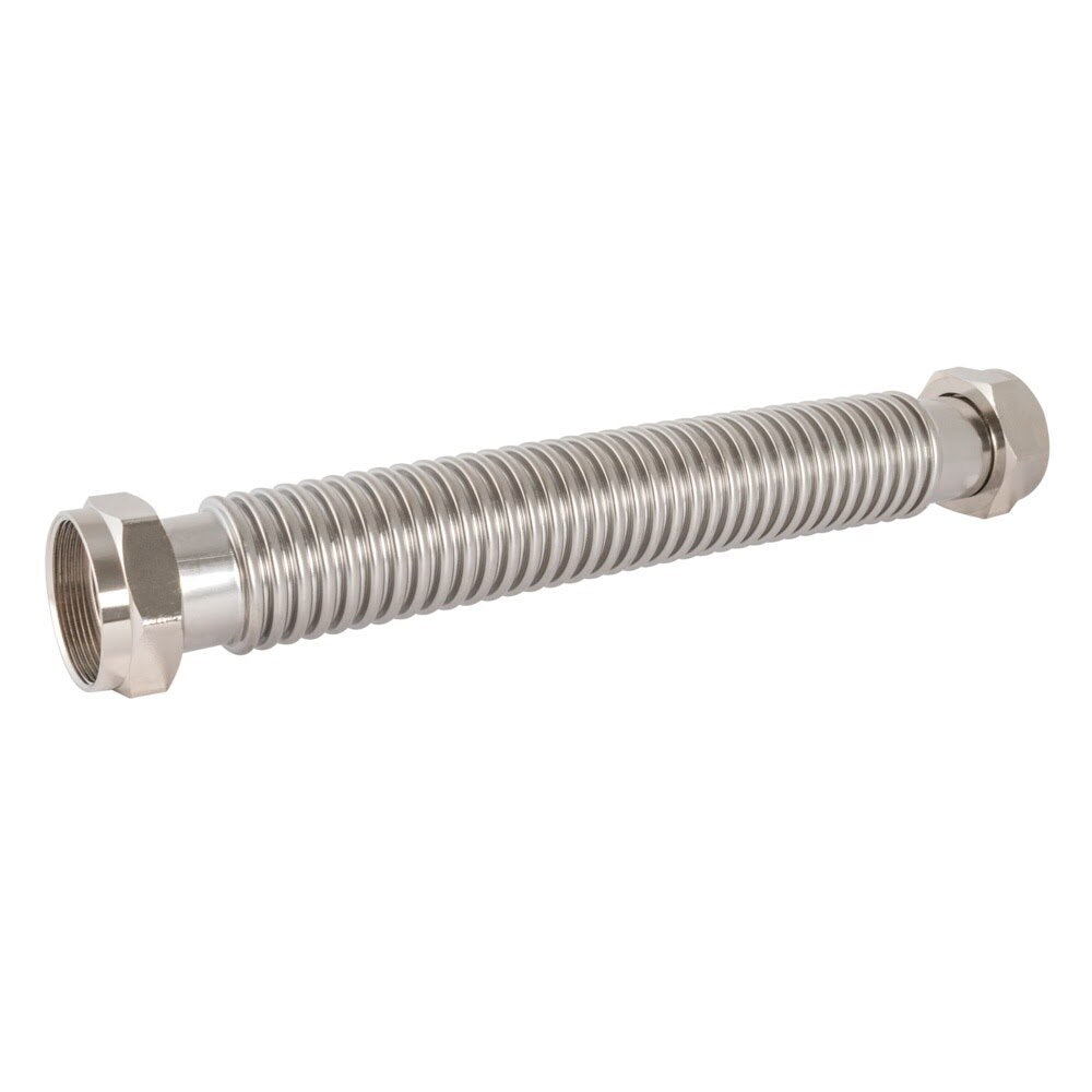 Eastman 432324 24 in. Corrugated Stainless Steel Water Softener Connector 2 in. FIP x 2 in. FIP - 2