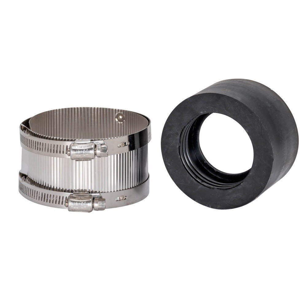 Eastman 43404 3 in. x 2 in. Shielded No-Hub Pipe Coupling - 3