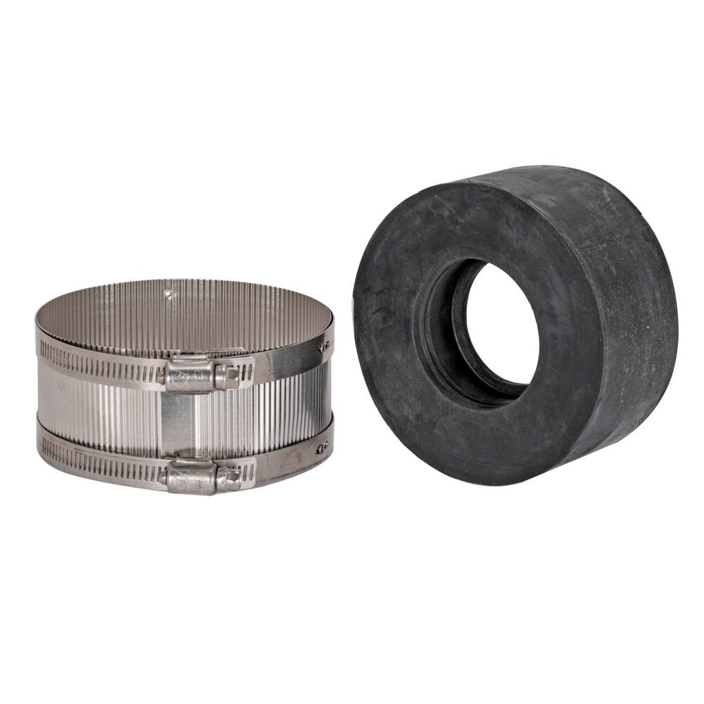 Eastman 43419 4 in. x 2 in. No Hub Coupling for Pipe Connections - 3