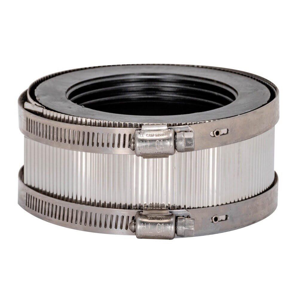 Eastman 43421 4 in x 3 in No-Hub Flexible Coupling