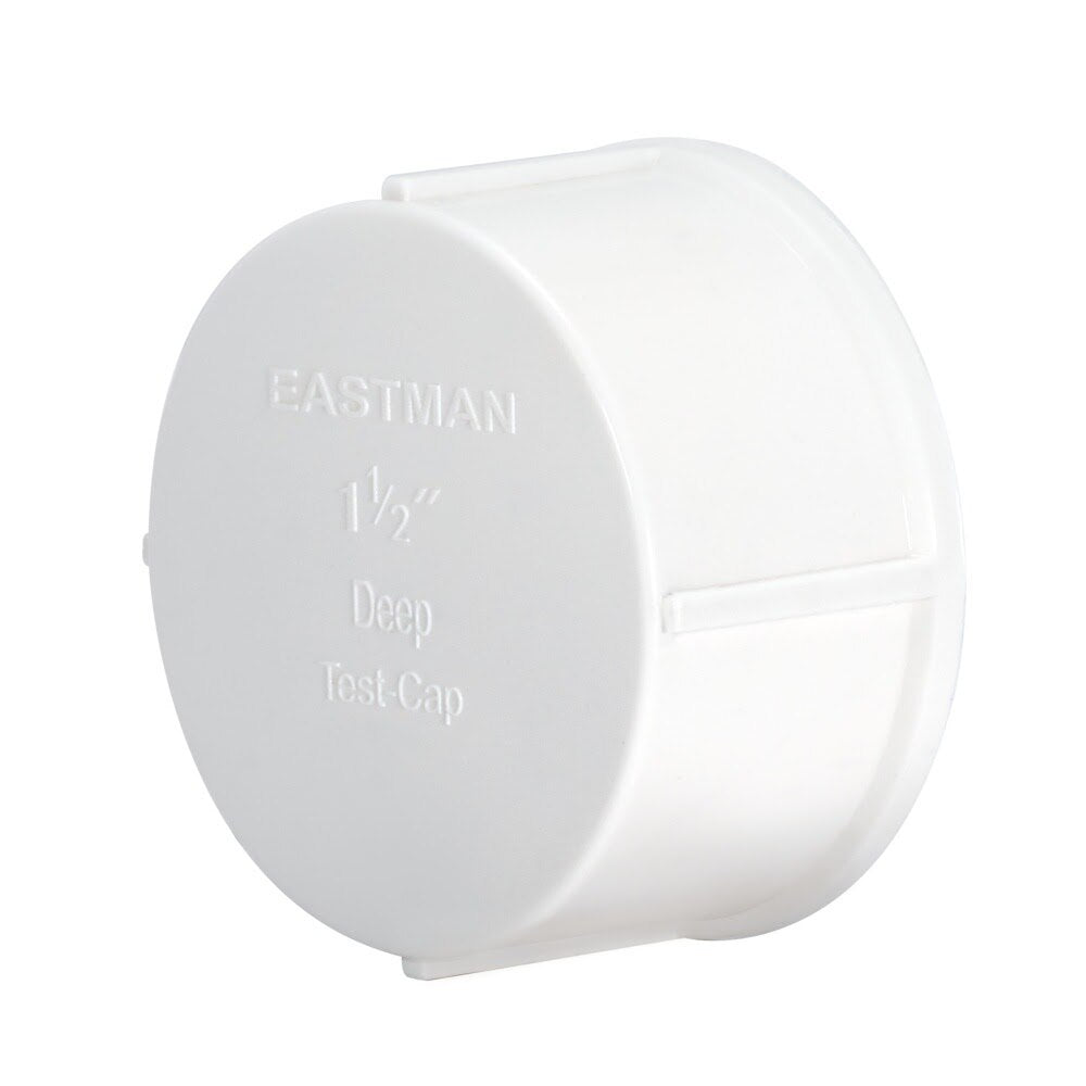 Eastman 43481 1-1/2 in. PVC Deep Test Cap for DWV Testing - 3
