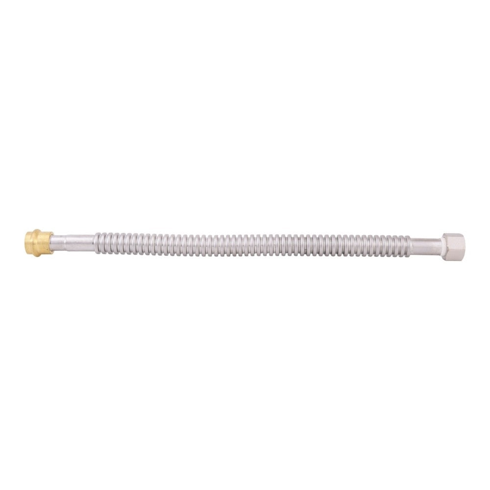 Eastman 436218 18 in Corrugated Stainless Steel Water Heater Connector 3/4 in Copper Press x 3/4 in FIP - 2