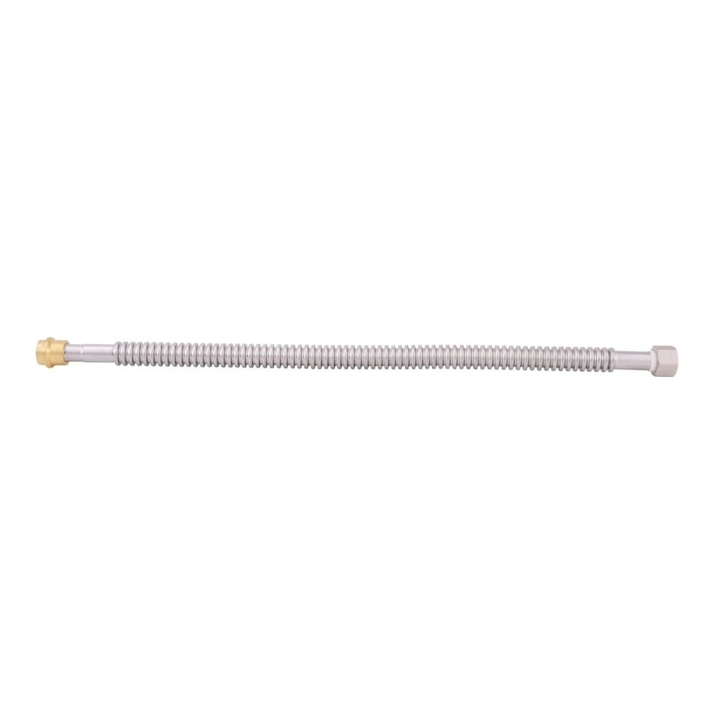 Eastman 436224 24 in Stainless Steel Water Heater Connector 3/4 in Copper Press x 3/4 in FIP - 2