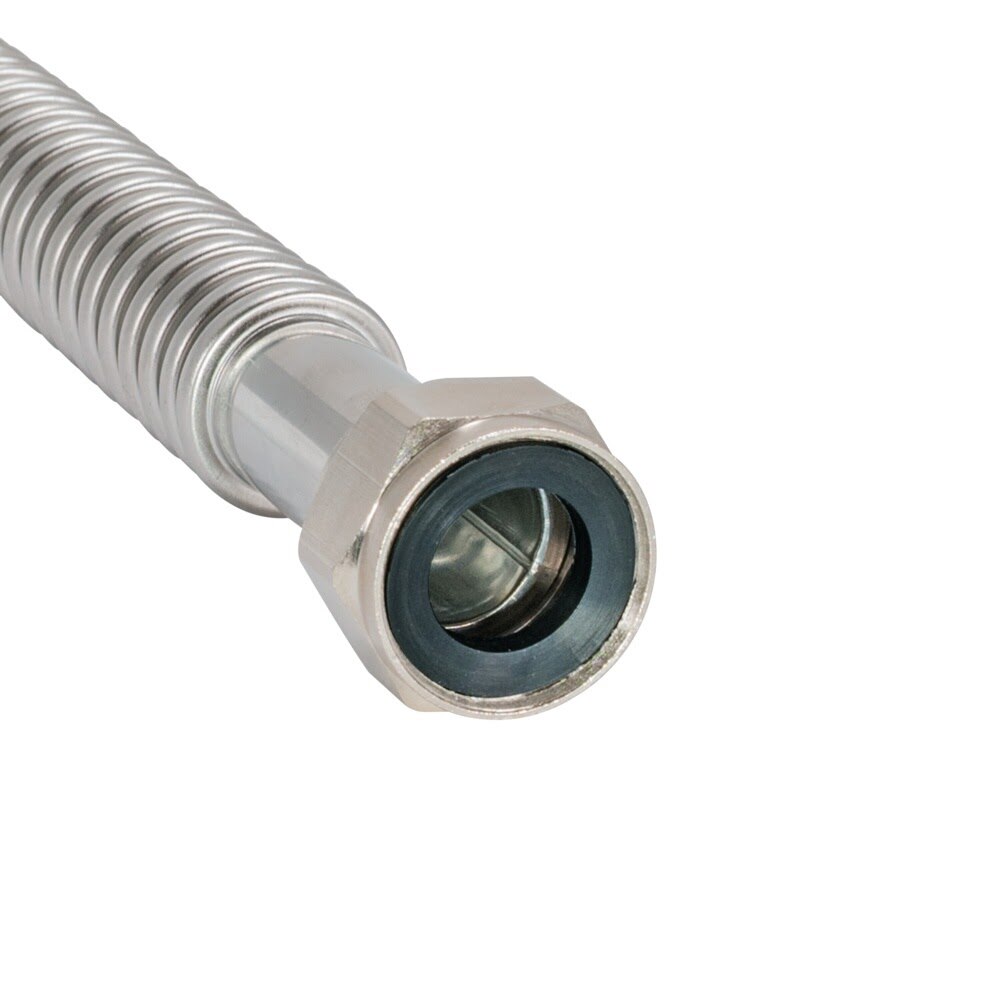 Eastman 437015 15 in. Corrugated Stainless Steel Water Heater Connector 3/4 in. FIP x 3/4 in. FIP - 2