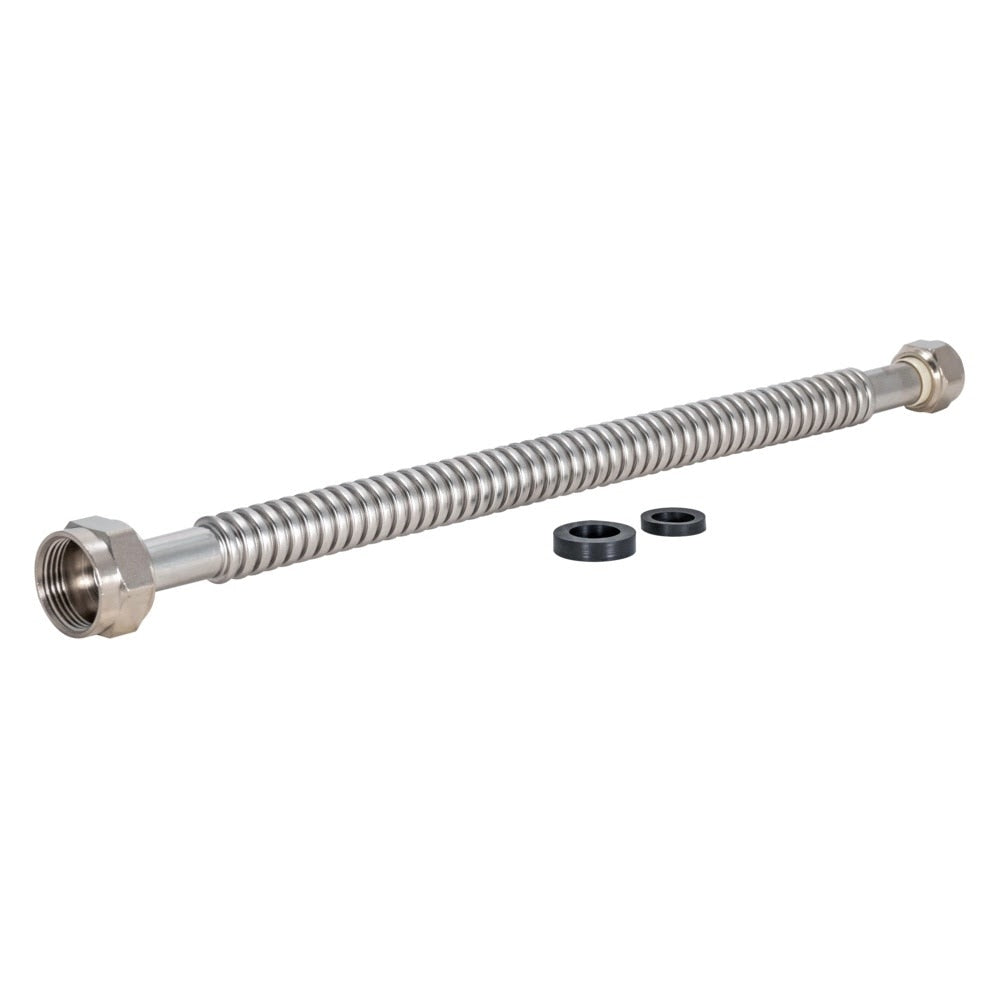 Eastman 437515 15 in Corrugated Stainless Steel Water Heater Connector 3/4 in FIP x 1 in FIP - 3