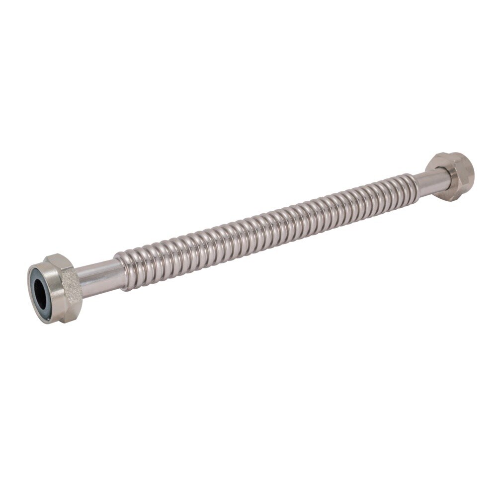 Eastman 447524 24 in. Corrugated Stainless Steel Water Heater Connector 1 in. FIP x 1 in. FIP - 2