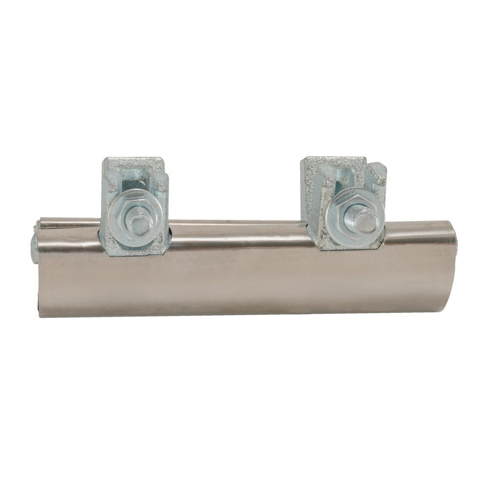 Eastman 45188 6 in. 1/2 in. IPS Stainless Steel Pipe Repair Clamp for Steel and Plastic Pipes - 2
