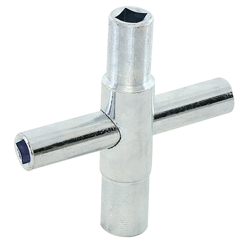 Eastman 45401 4 Way Sill Cock Key for Plumbing Valve Operation