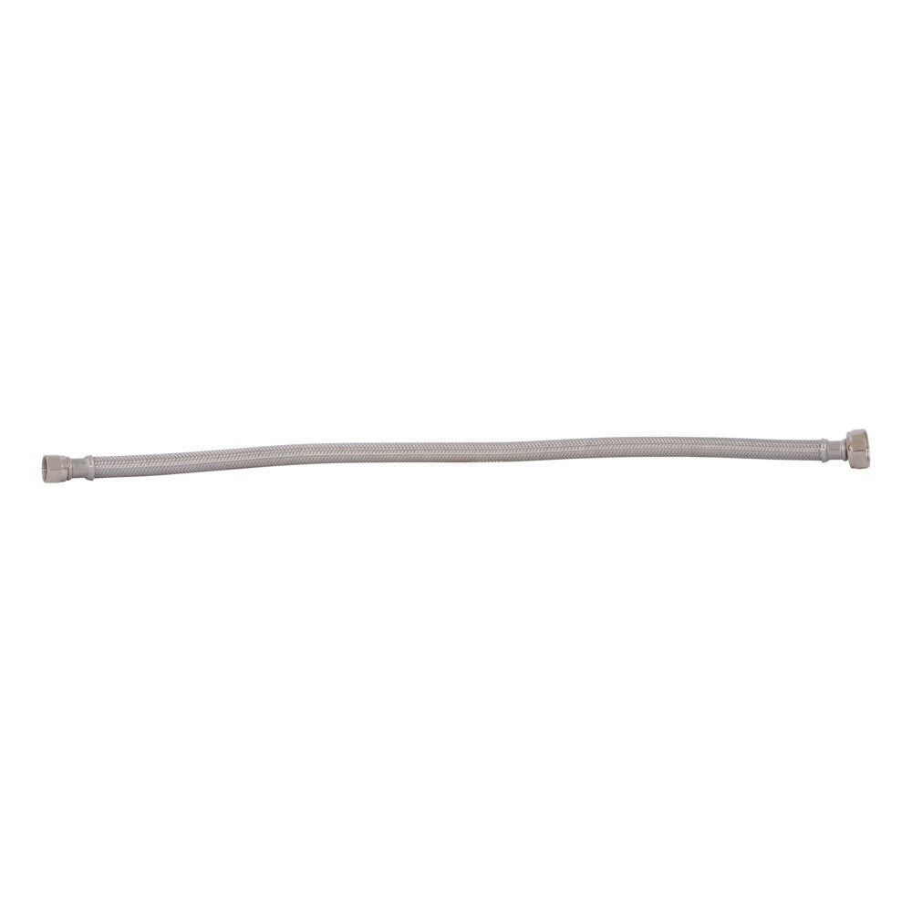 Eastman 48005N 1/2 in. IPS x 3/8 in. Compression x 20 in. Braided Stainless Steel Faucet Supply Line - 2