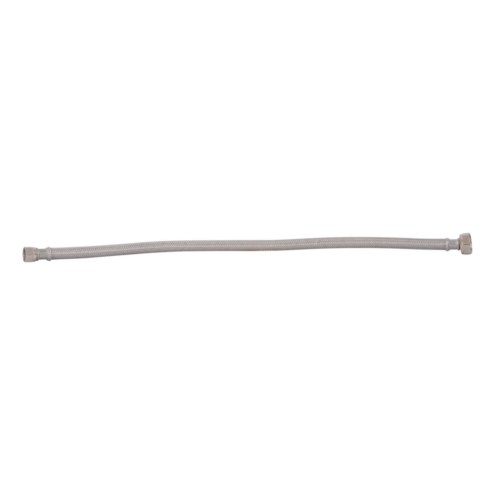Eastman 48005N 1/2 in. IPS x 3/8 in. Compression x 20 in. Braided Stainless Steel Faucet Supply Line - 2