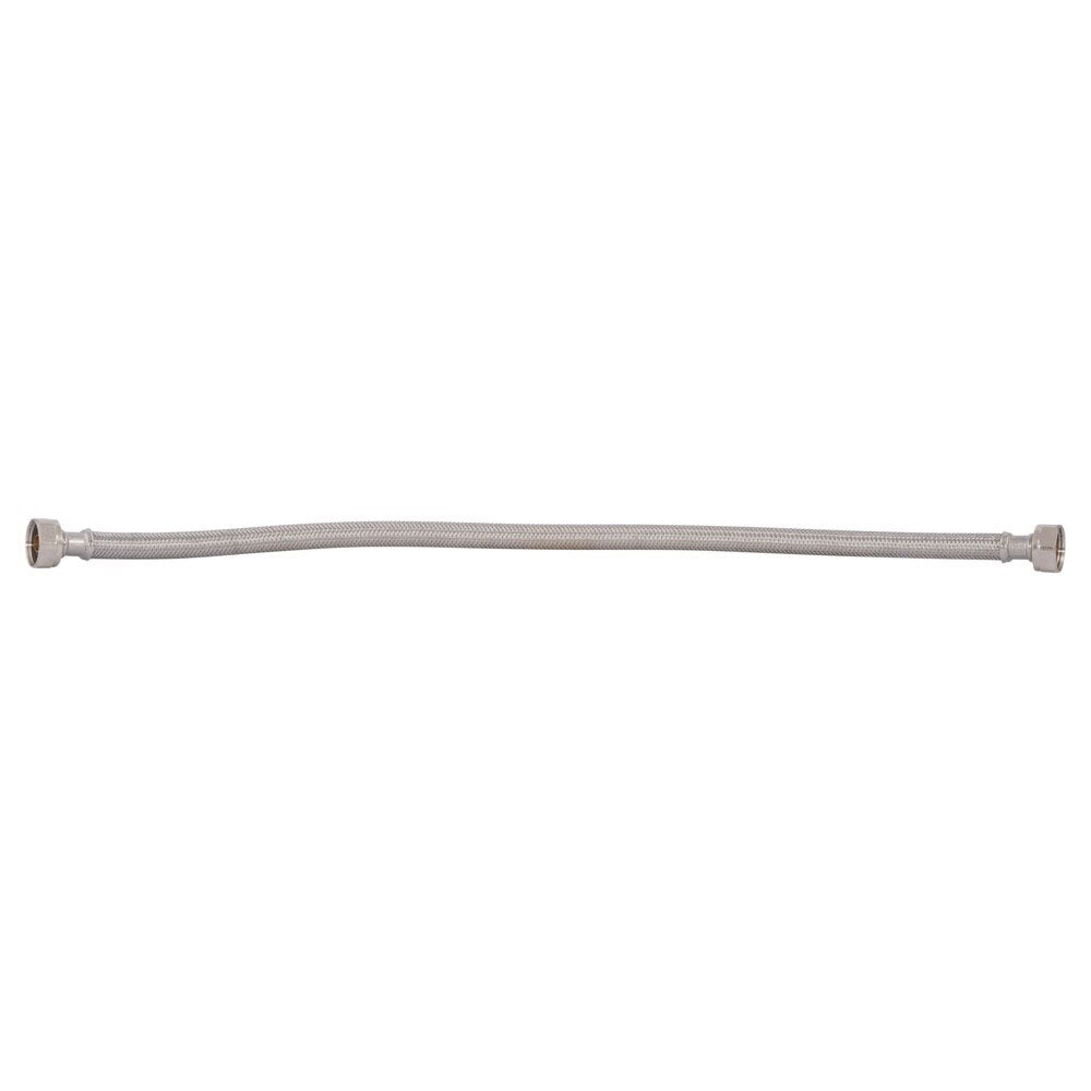Eastman 48017 1/2 in IPS x 1/2 in IPS x 20 in Braided Stainless Steel Faucet Supply Line - 2