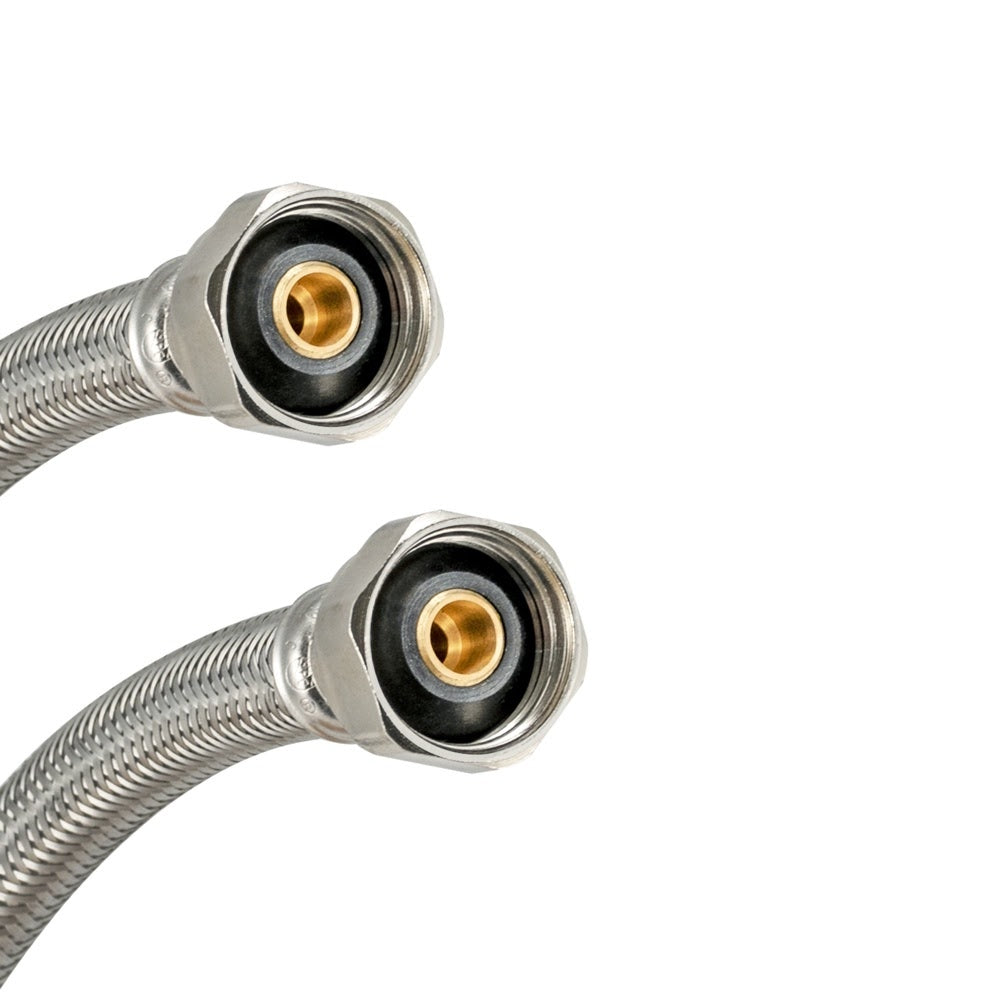 Eastman 48018 1/2 in. IPS x 1/2 in. IPS x 24 in. Braided Stainless Steel Faucet Connector - 3