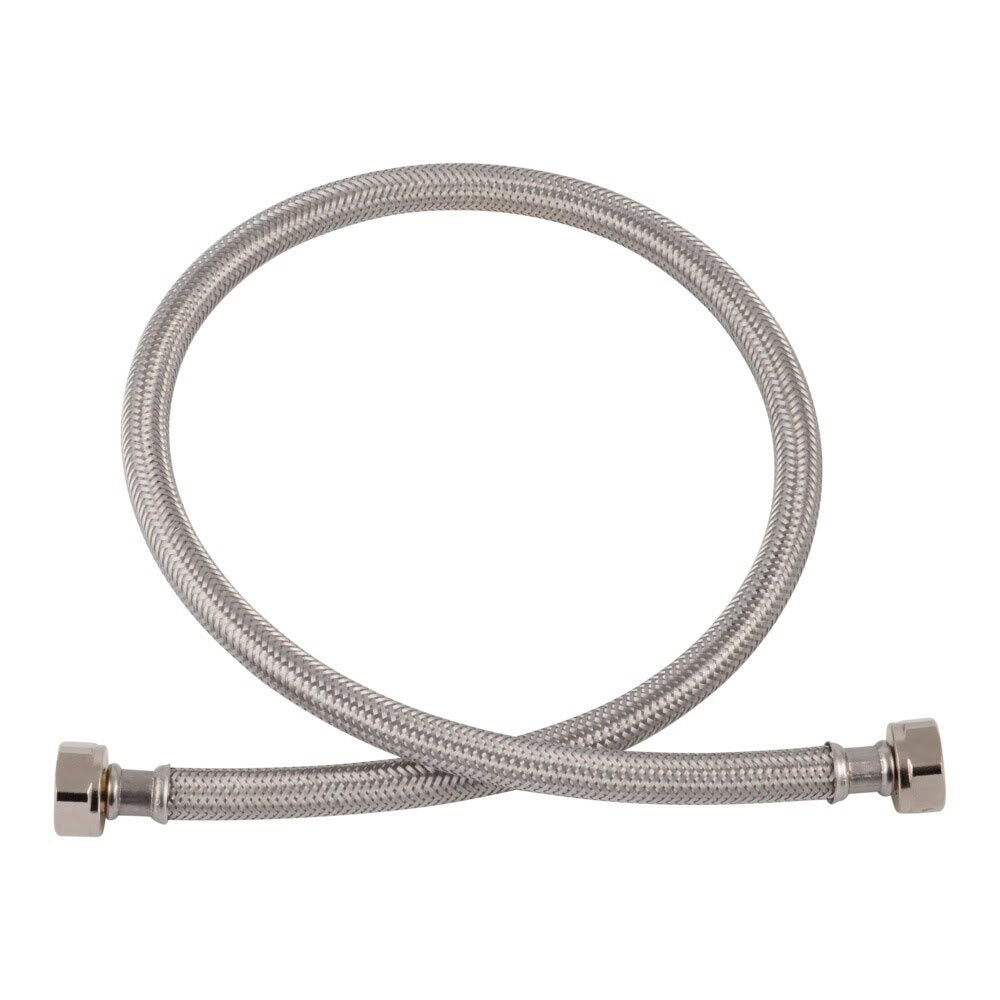 Eastman 48019 1/2 in IPS x 1/2 in IPS x 30 in Braided Stainless Steel Faucet Supply Line Brass Insert - 2
