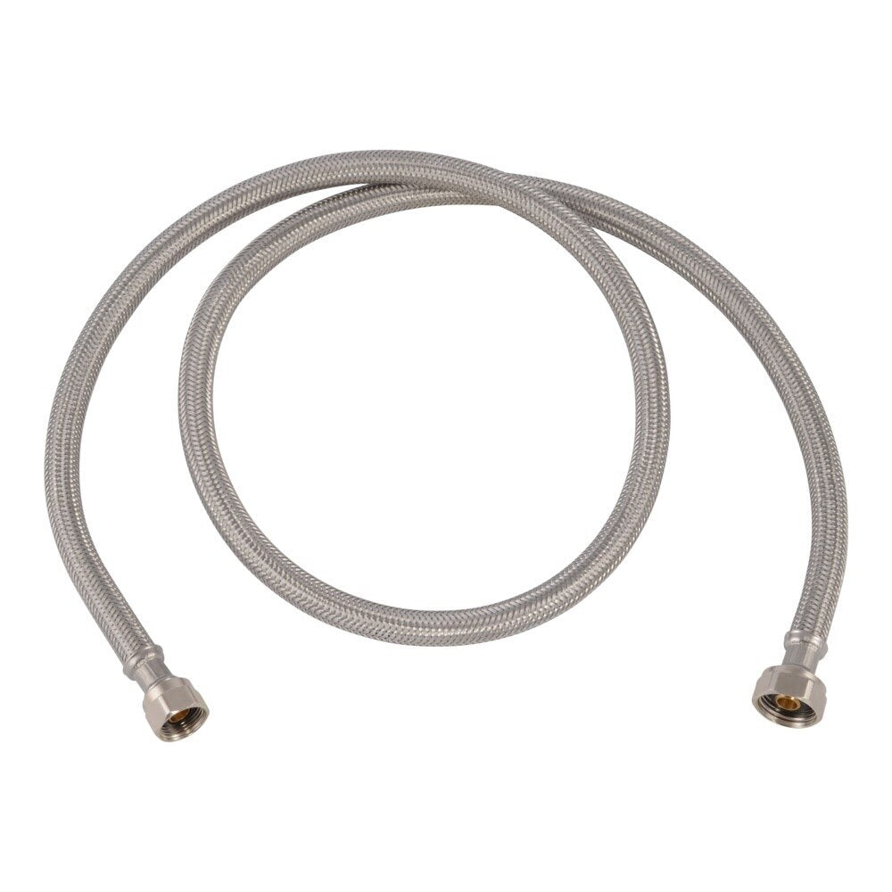 Eastman 48029 1/2 in. IPS x 1/2 in. Comp x 48 in. Braided Stainless Steel Faucet Connector