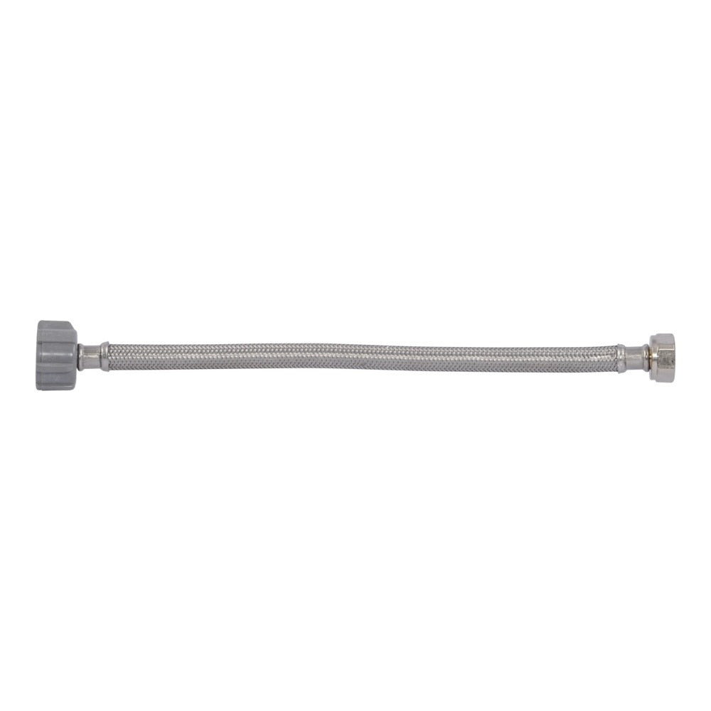 Eastman 48084P 1/2 in IPS x 7/8 in Ballcock x 12 in Braided Stainless Steel Toilet Supply Line - 3
