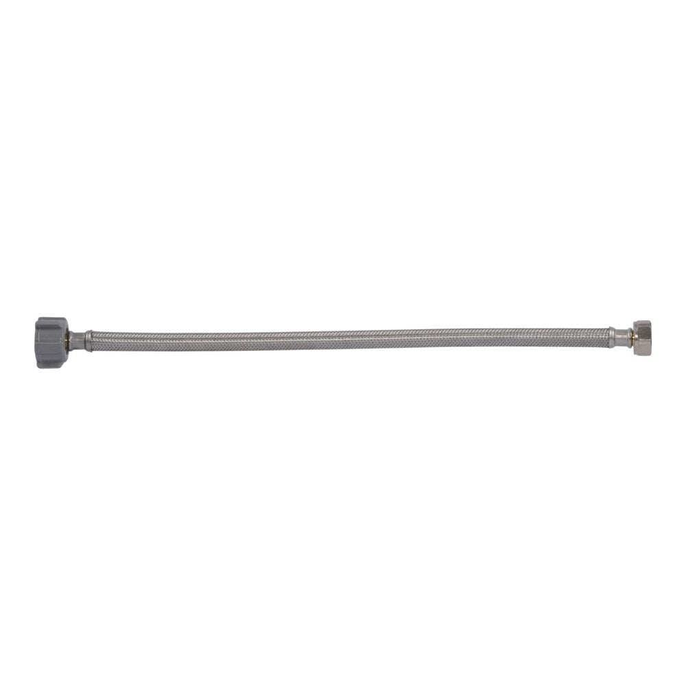 Eastman 48085 1/2 in. IPS x 7/8 in. BC x 16 in. Braided Stainless Steel Toilet Supply Line - 3