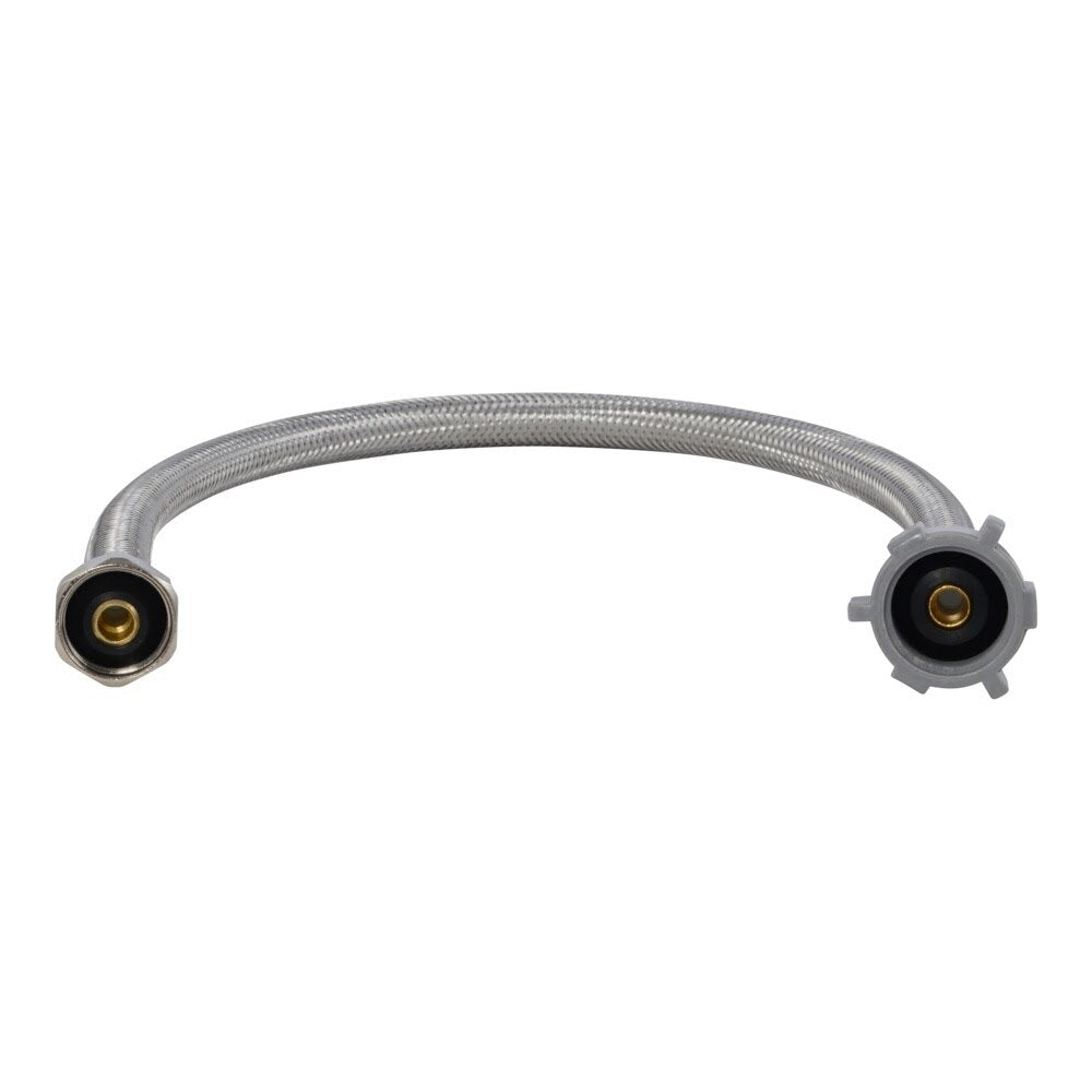 Eastman 48086P 1/2 in IPS x 7/8 in BC x 20 in Braided Stainless Steel Toilet Supply Line - 2