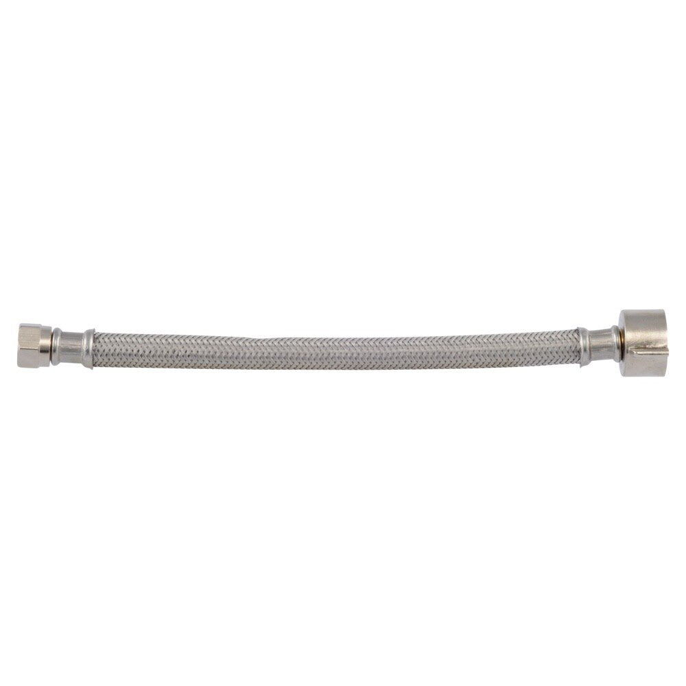 Eastman 48087 3/8 in Compression x 7/8 in Ballcock x 9 in Braided Stainless Steel Toilet Supply Line with Brass Insert - 2