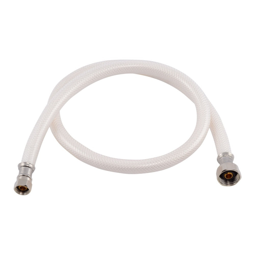Eastman 48129 1/2 in. IPS x 3/8 in. Compression x 36 in. Flex Water Supply Line with Brass Insert