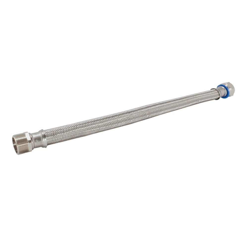 Eastman 48255 24 in Braided Stainless Steel PVC Water Heater Connector 3/4 in MIP x 3/4 in FIP - 2