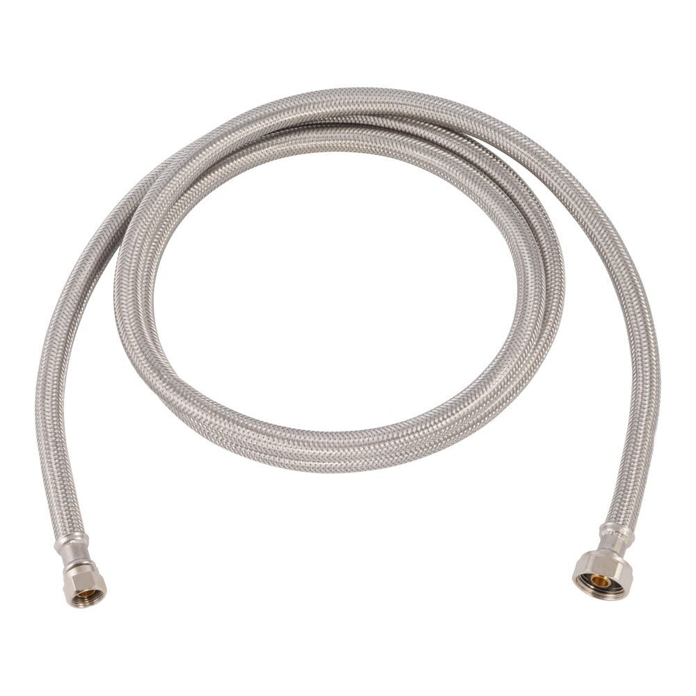 Eastman 48303 1/2 in. IPS x 3/8 in. Compression x 72 in. Braided Stainless Steel Faucet Supply Line
