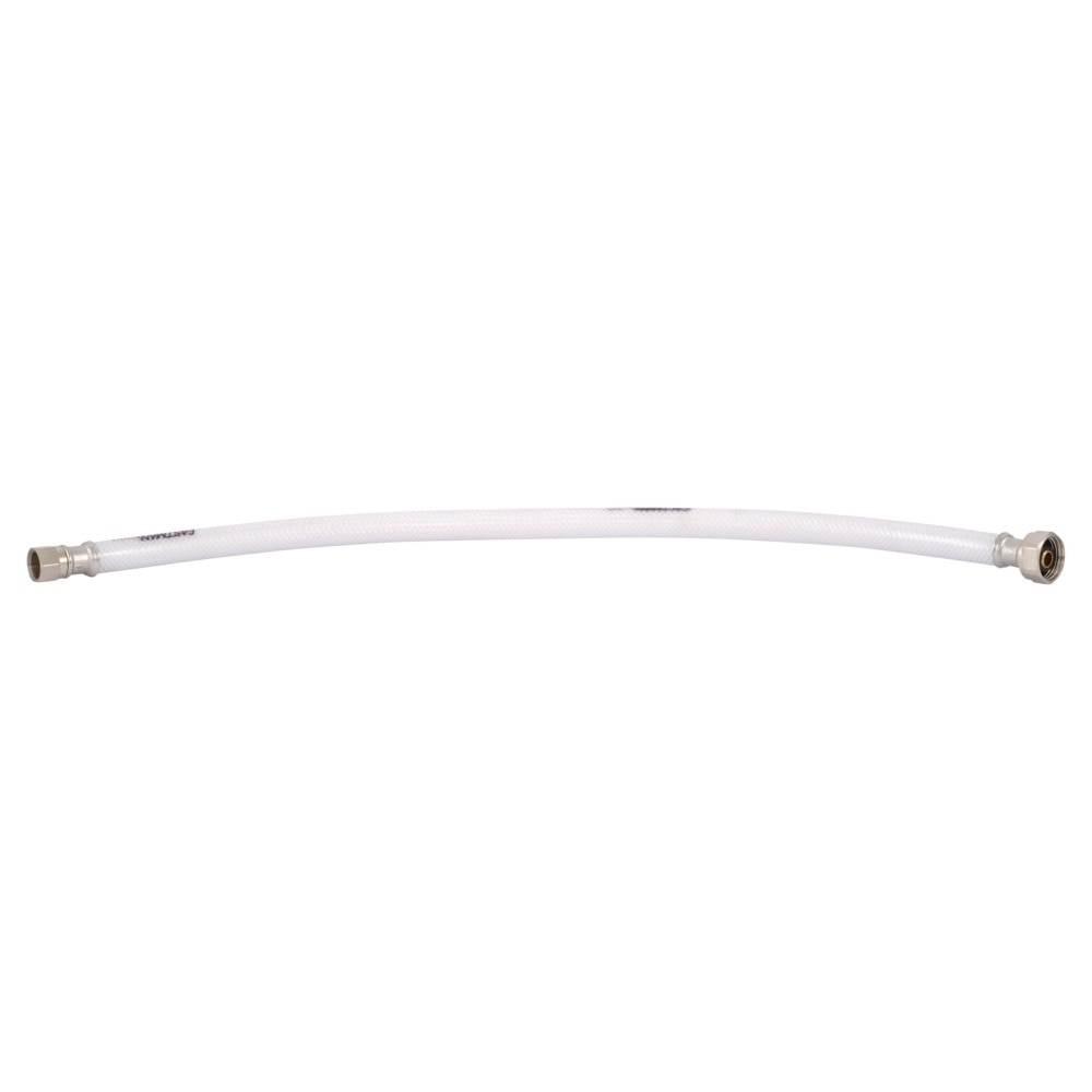 Eastman 48724 3/8 in Flare x 1/2 in IPS x 20 in PVC Flex Faucet Supply Line with Brass Insert - 2
