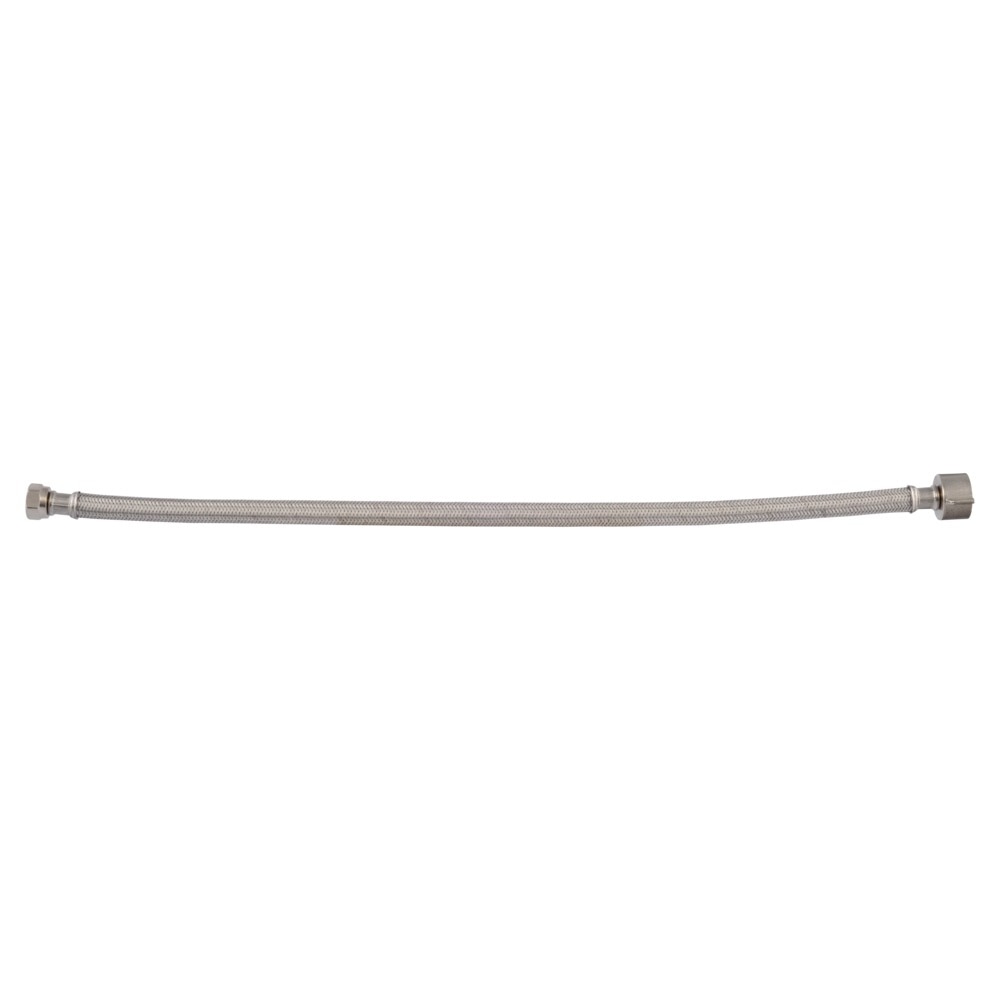 Eastman 48741 7/16 in. Compression x 7/8 in. Ballcock x 20 in. Braided Toilet Supply Line with Brass Insert - 3