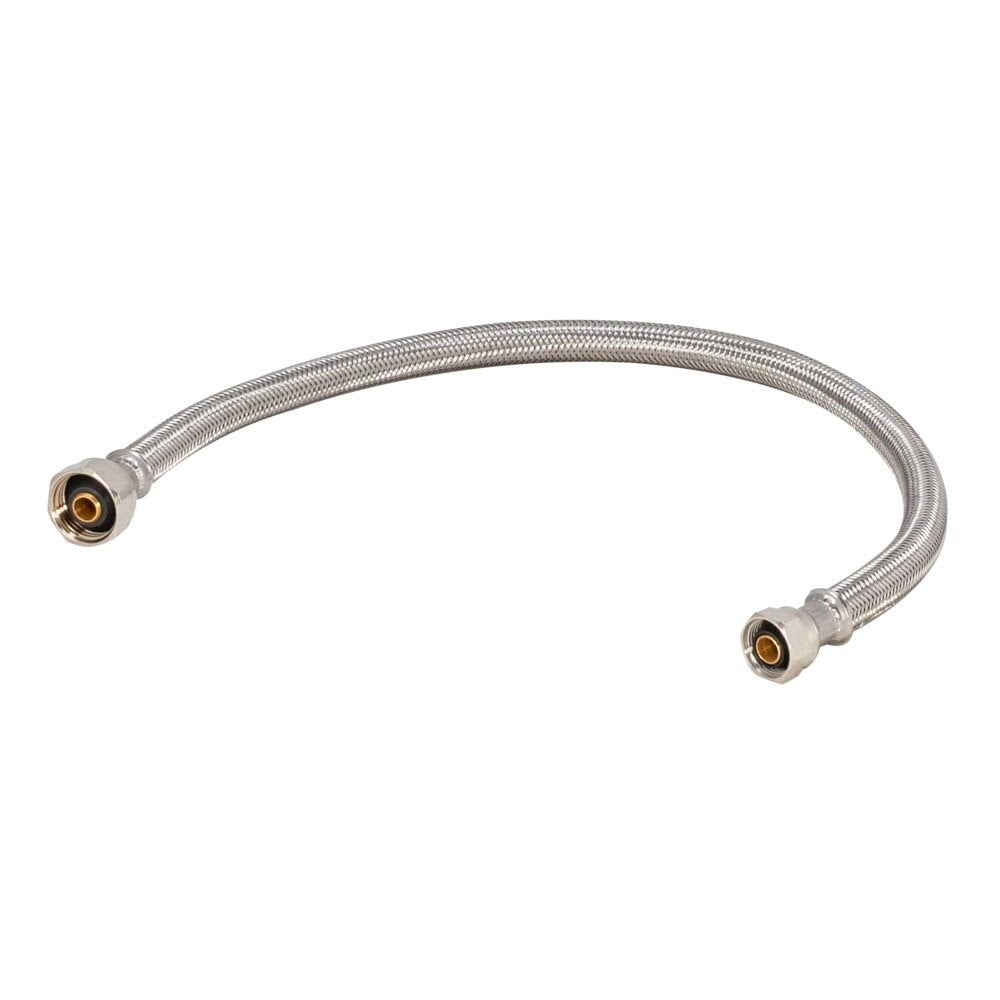 Eastman 48744 1/2 in. IPS x 7/16 in. Compression x 20 in. Braided Stainless Steel Faucet Connector