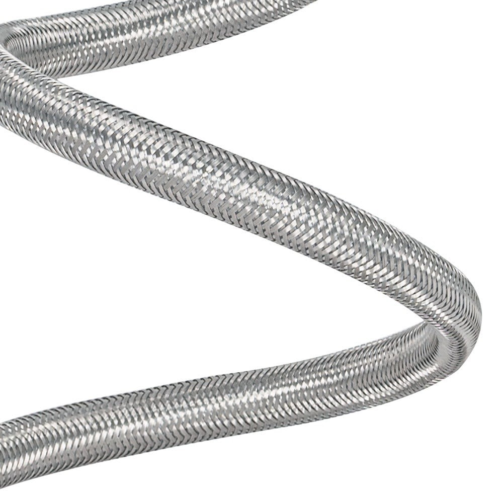 Eastman 48744 1/2 in. IPS x 7/16 in. Compression x 20 in. Braided Stainless Steel Faucet Connector - 2