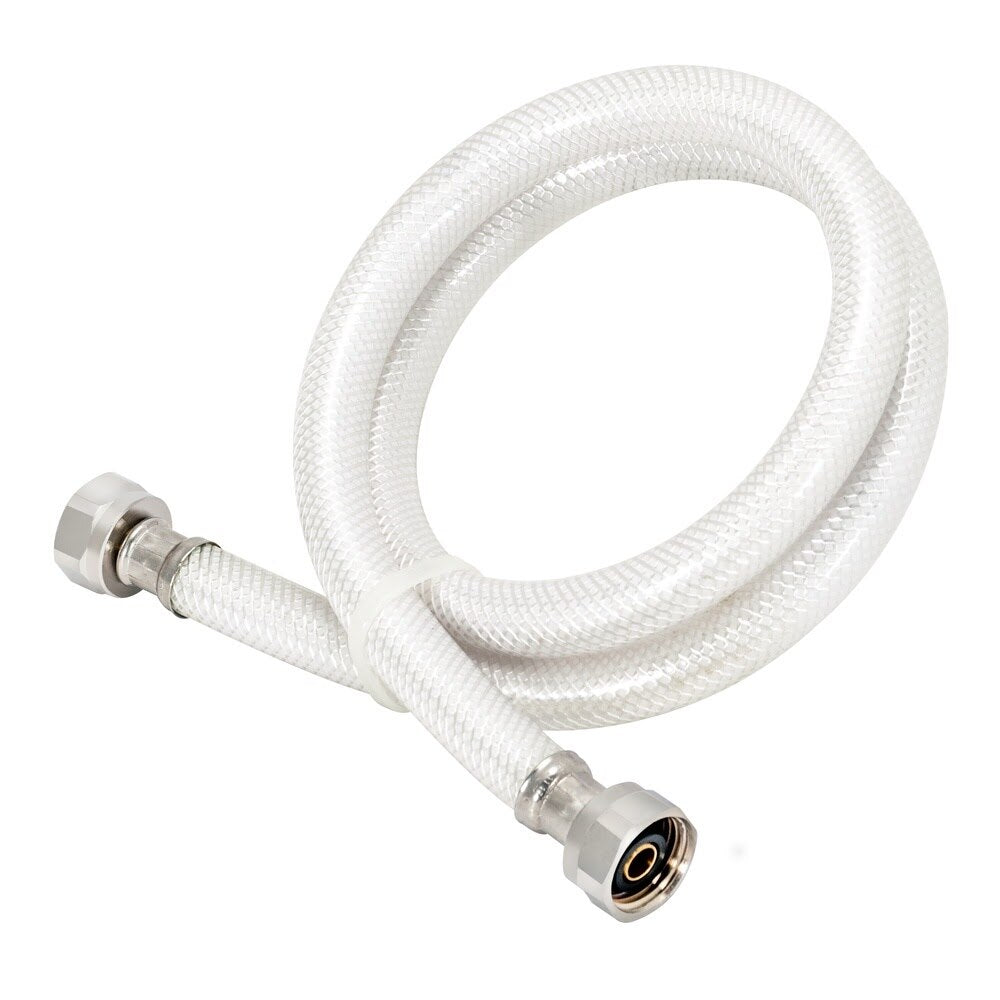 Eastman 48905 1/2 in. IPS x 1/2 in. IPS x 36 in. Flex PVC Faucet Supply Line with Plastic Insert