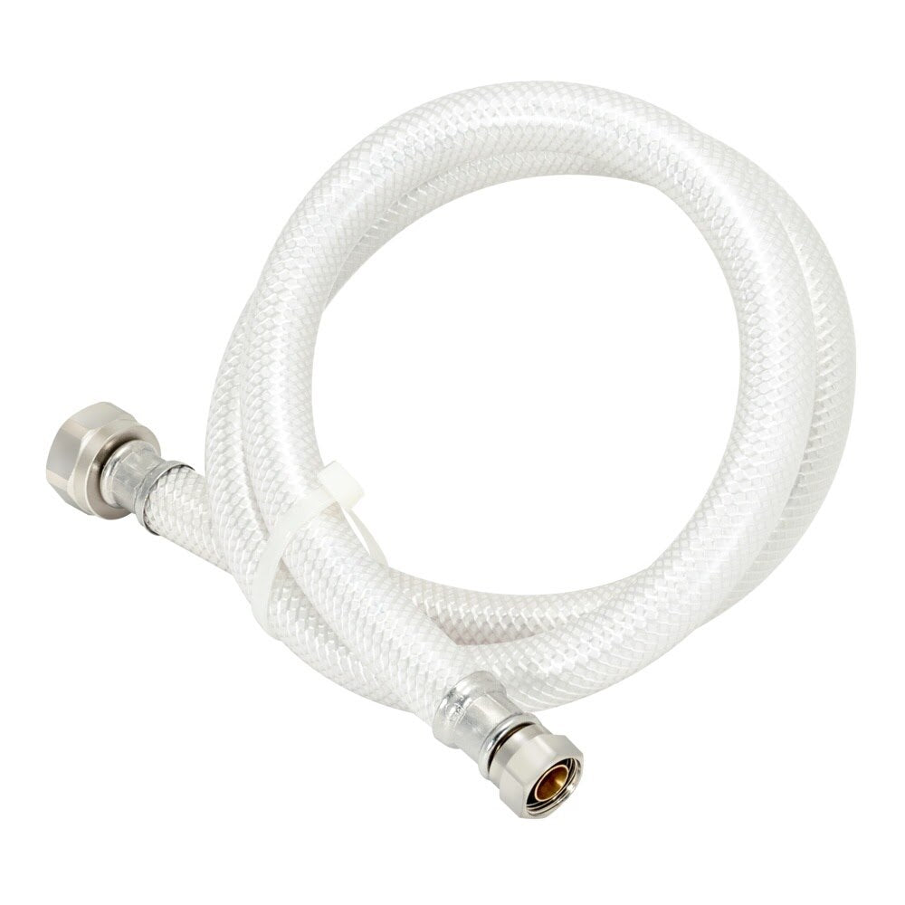 Eastman 48914 1/2 in. IPS x 3/8 in. Compression x 36 in. Flex Water Supply Line with Plastic Insert