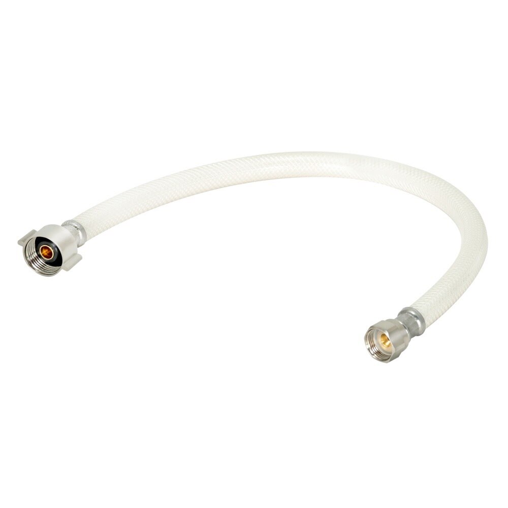 Eastman 48972 1/2 in Flare x 7/8 in Ballcock x 20 in PVC Toilet Supply Line with Brass Insert