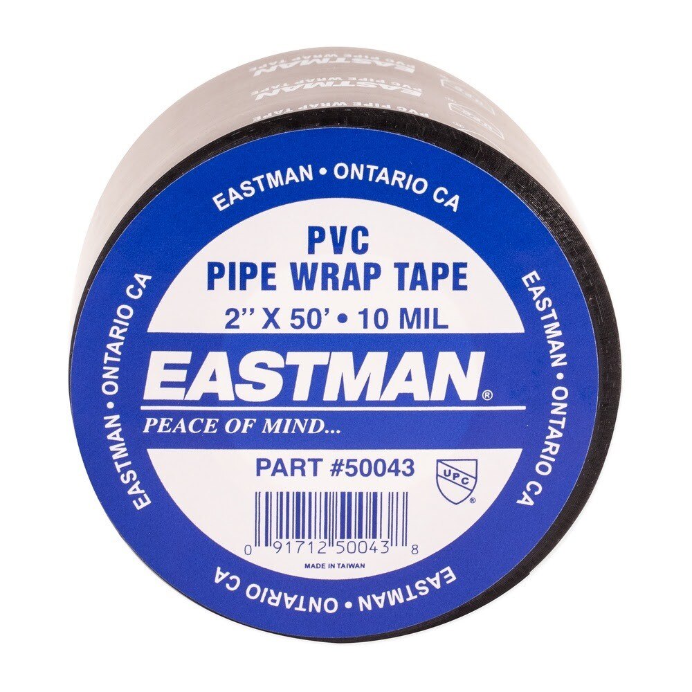 Eastman 50043 2 in. x 50 ft. 10 mil PVC Pipe Wrap Tape - 3