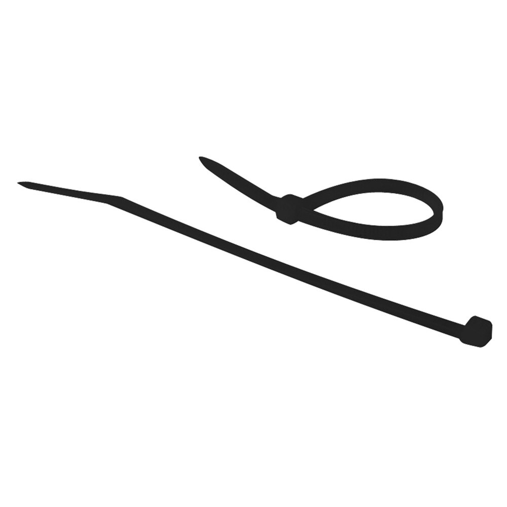 Eastman 50160 7 in Black Nylon Zip Ties 48 lb Strength