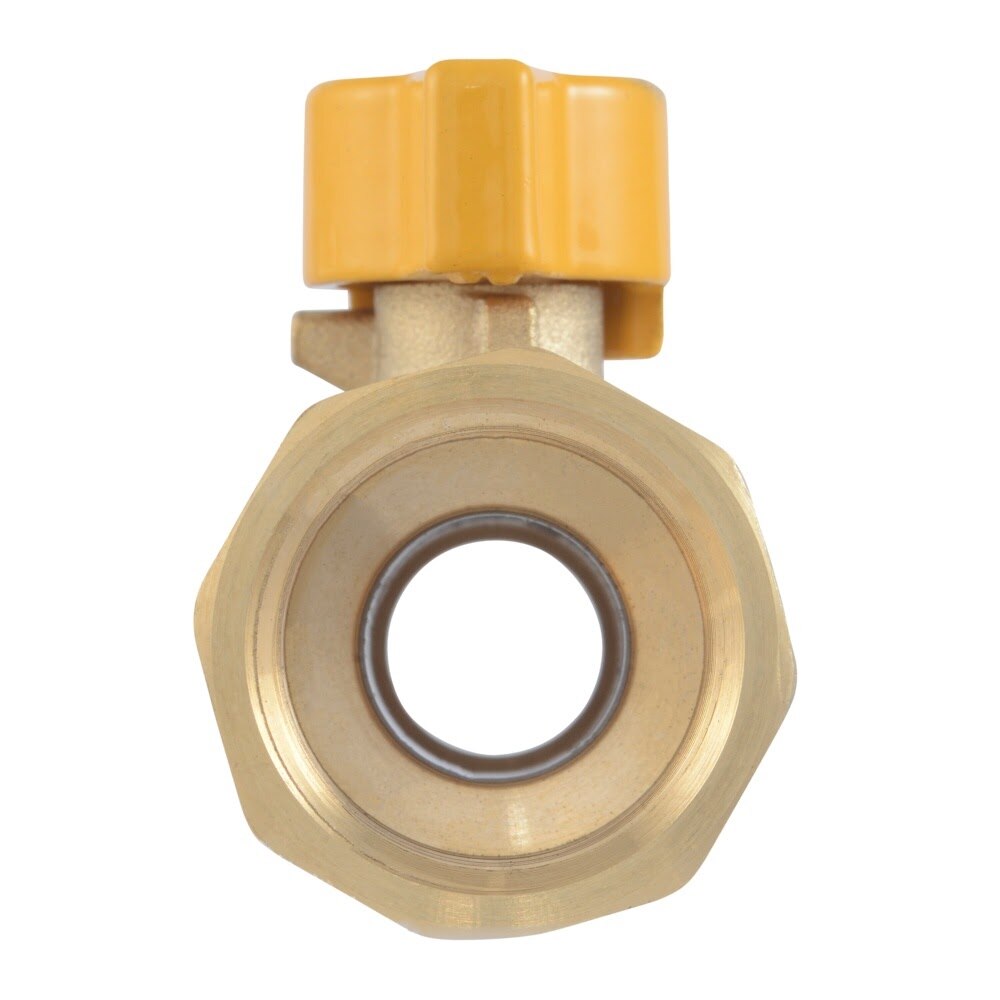 Eastman 60005B 5/8 in OD Flare x 3/4 in FIP Straight Brass Gas Ball Valve - 3