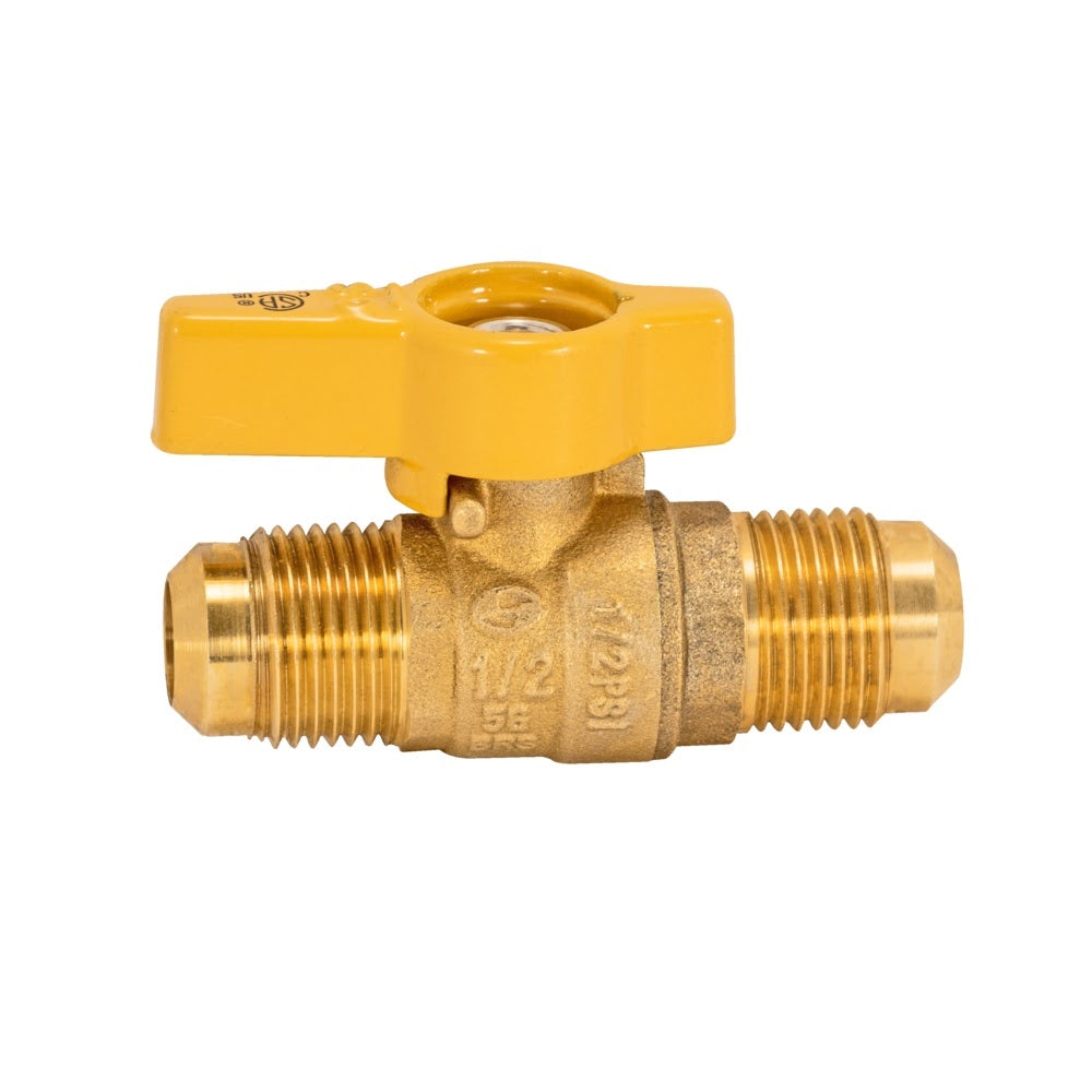 Eastman 60006 1/2 in. OD Flare x 1/2 in. OD Flare Straight Gas Valve - 2