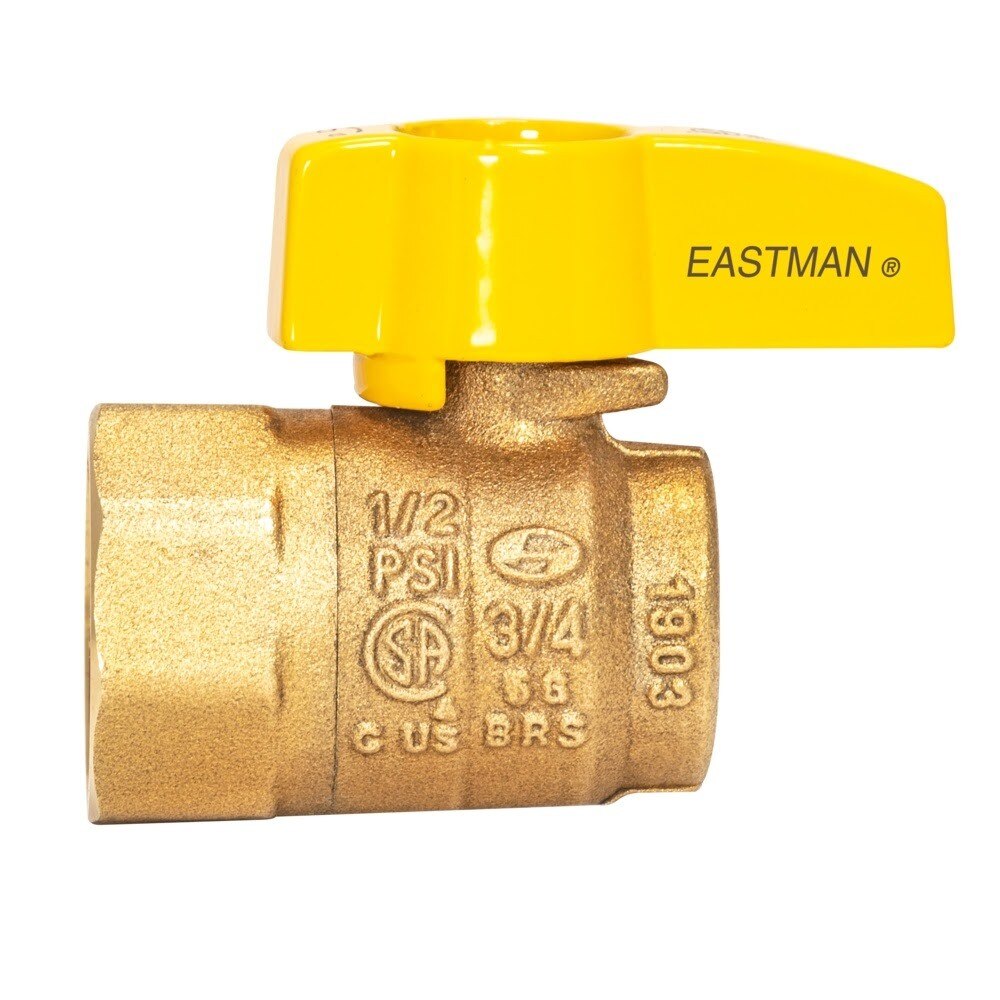 Eastman 60029 5/8 in OD Flare 15/16-16 x 3/4 in FIP Angle Gas Valve - 2