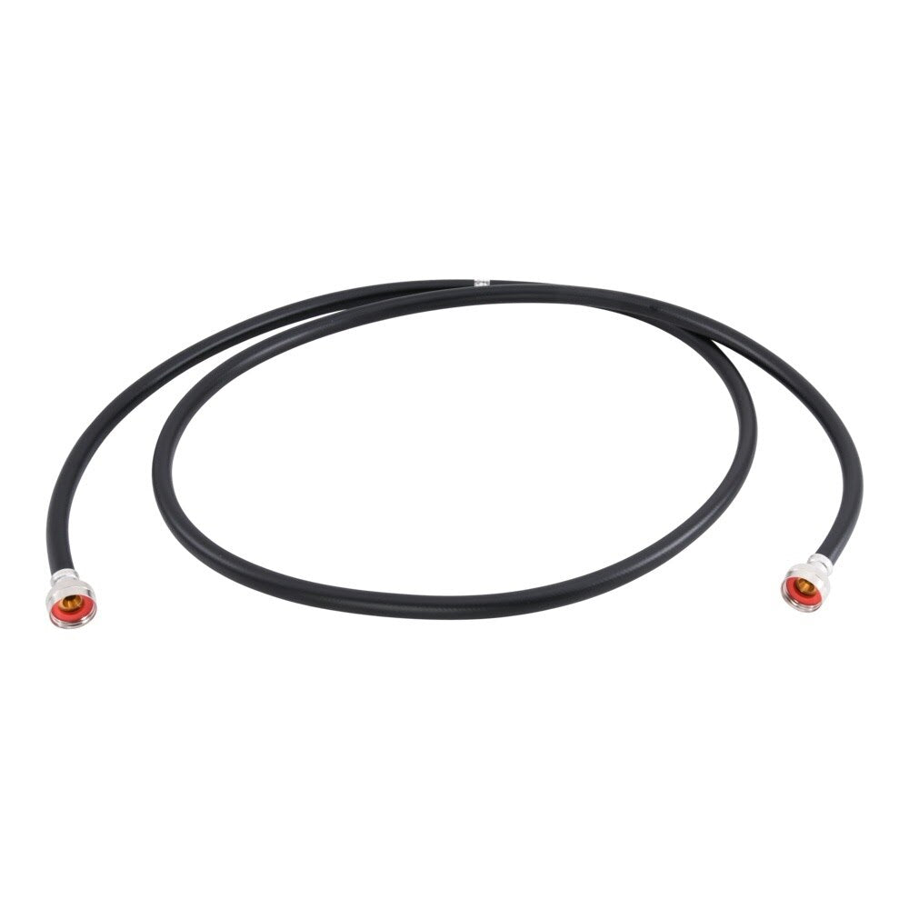 Eastman 60327P 8 ft Black PVC Washing Machine Hose with 3/4 in FHT x 3/4 in FHT Connections - 2