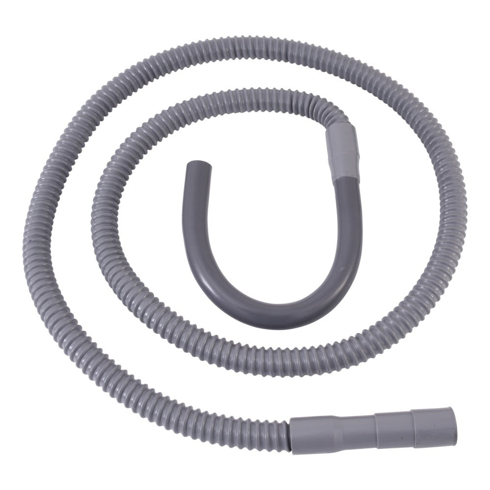 Eastman 60357 8 ft Gray SSD Style Flexible Washing Machine Discharge Hose