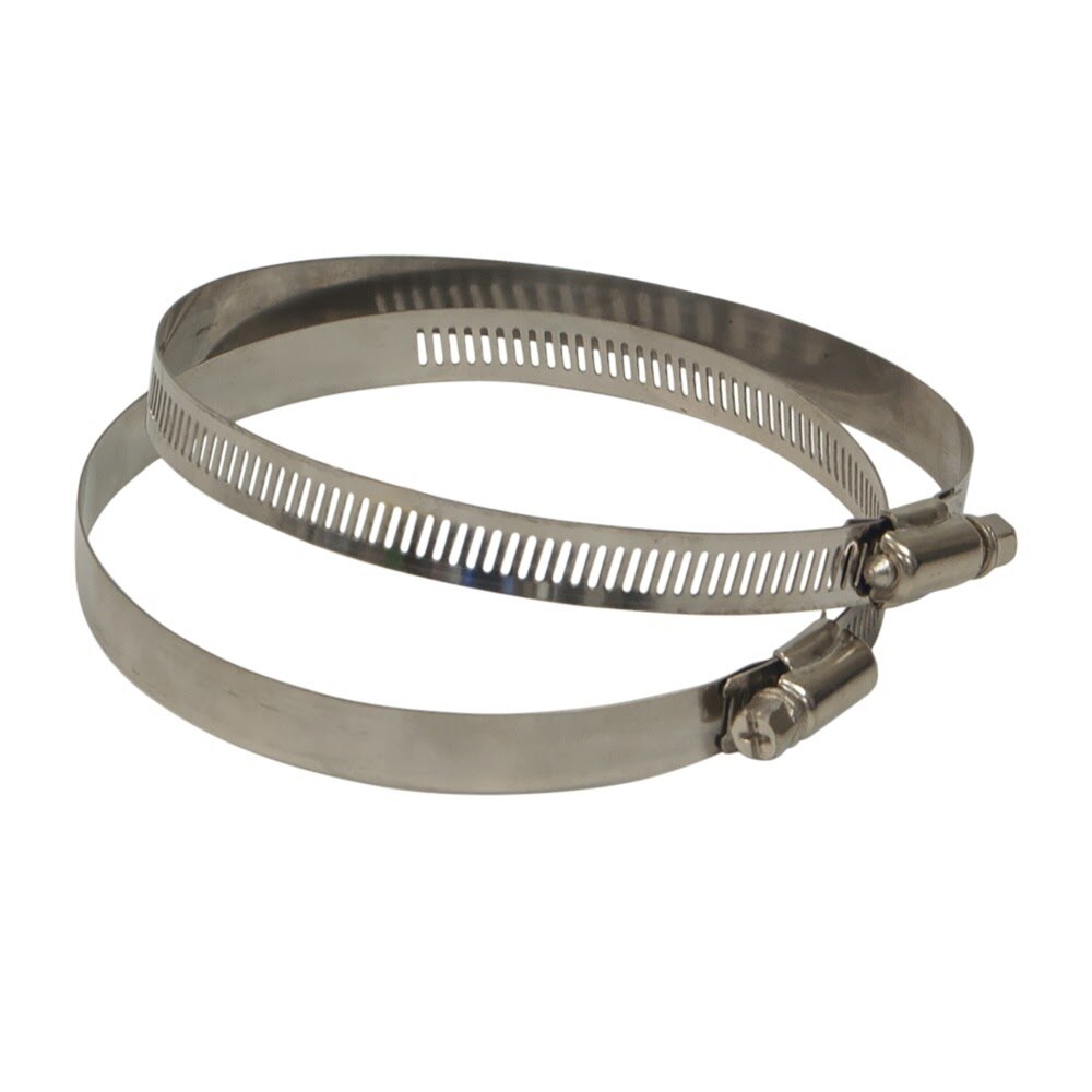 Eastman 60608N 4 in Dryer Hose Clamps for Dryer Duct Installation (2 Pack)