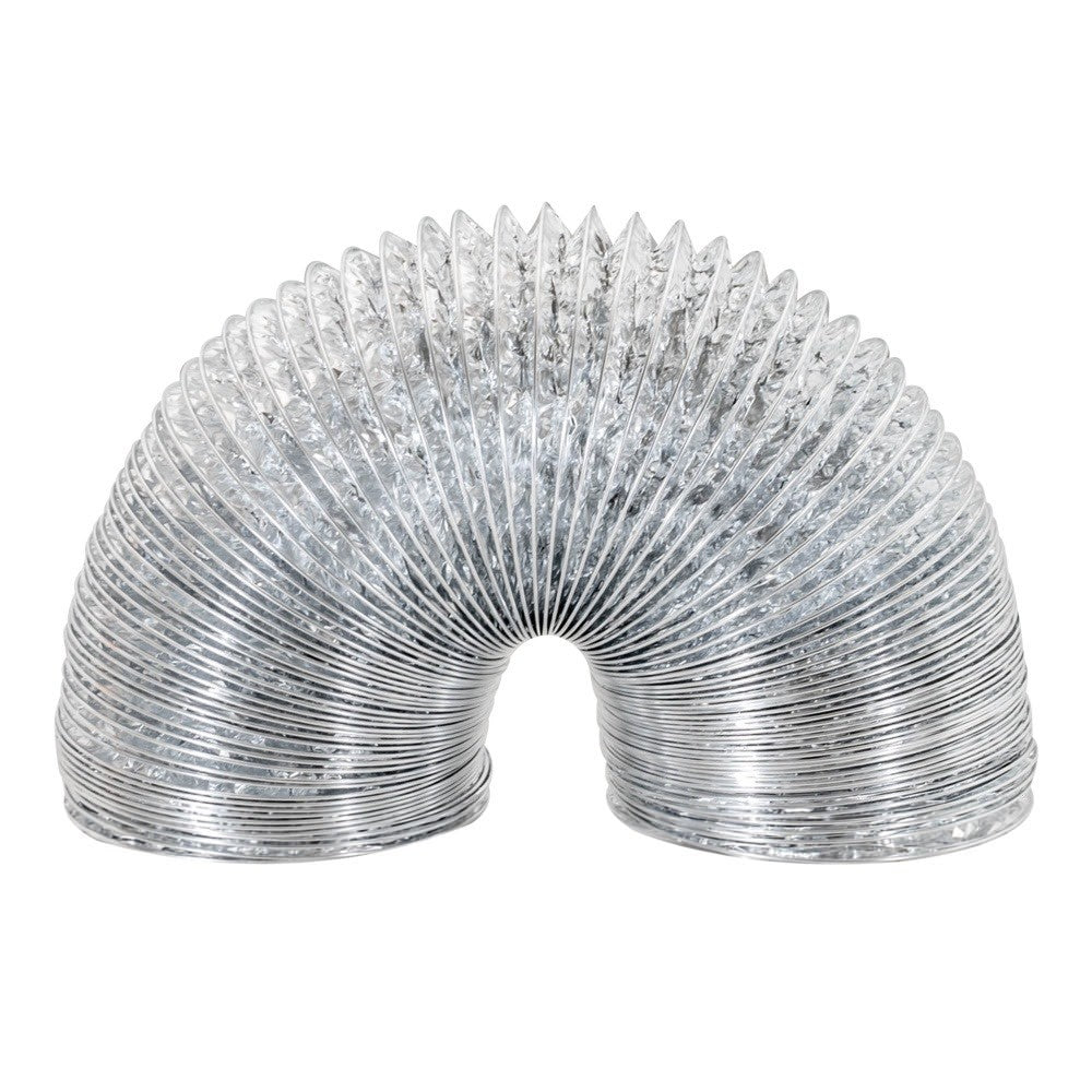 Eastman 60616 4 in x 8 ft Flexible Aluminum Laminate Dryer Duct with Clamps - 2
