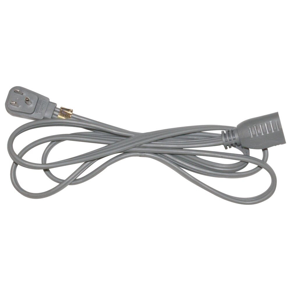 Eastman 60627 3 ft Gray 3 Prong Appliance Extension Cord 15A 120V