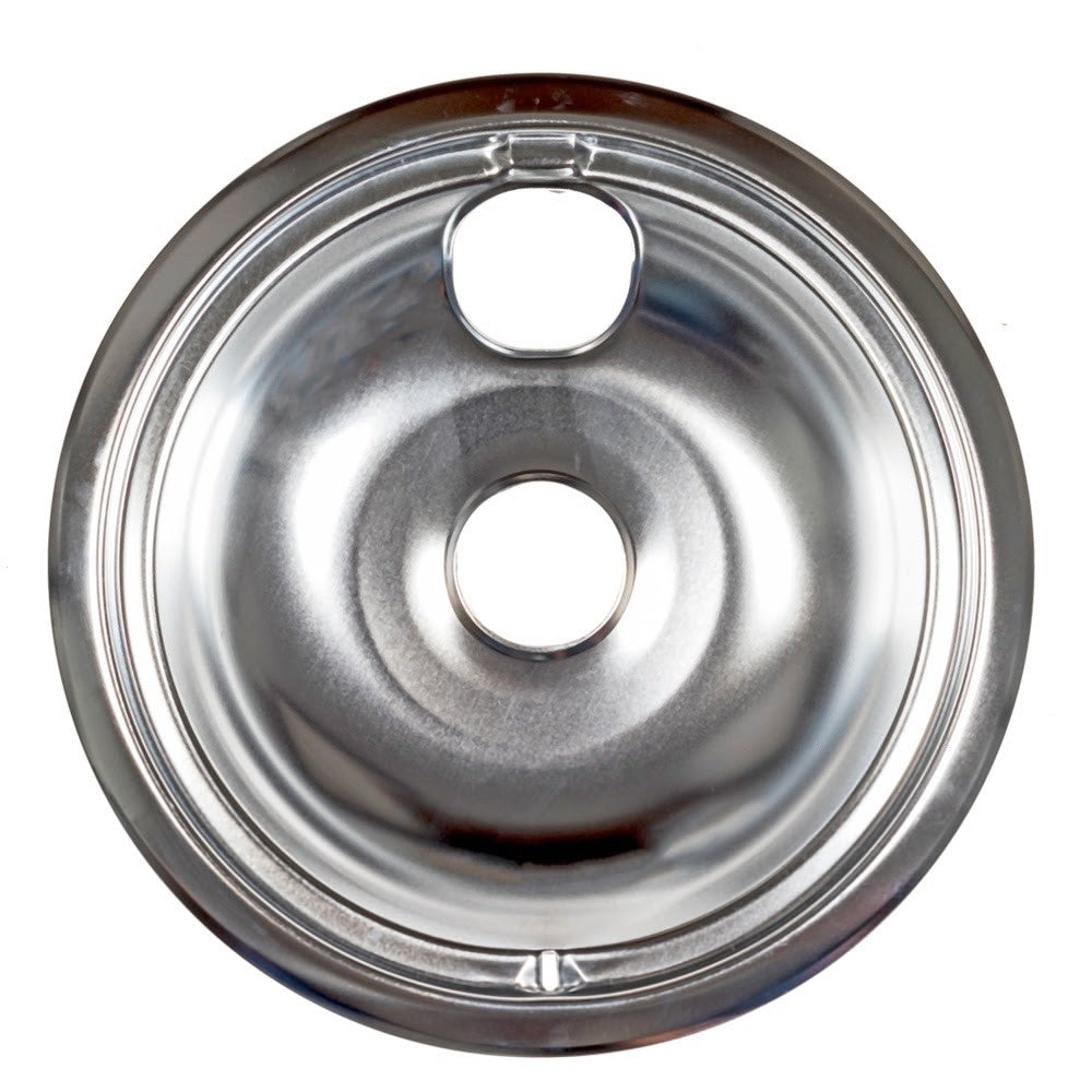 Eastman 60728 8 in Chrome Deep Reflector Bowl for GE and Hotpoint Electric Ranges